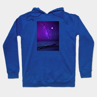 Ocean at night Hoodie